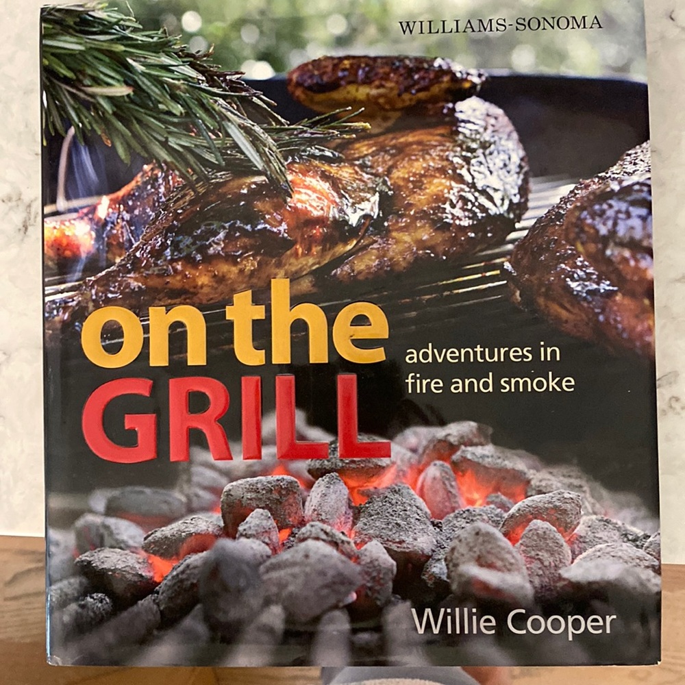 New On the Grill Williams Sonoma cookbook.
